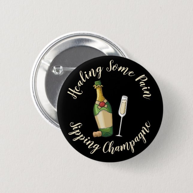 Bubbly 2 Inch Round Button (Front & Back)