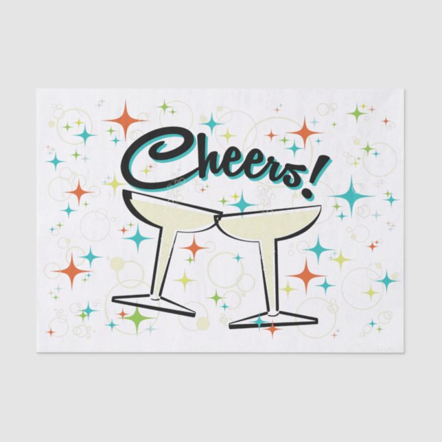 Bubbly A Go-Go! Tissue Paper (Front)