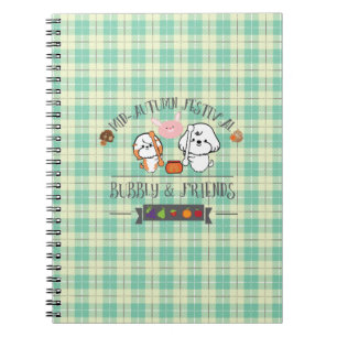 bubbly and friends celebrate mid autumn festival notebook