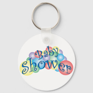 Bubbly Baby Shower Keychain