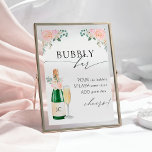 Bubbly Bar Bridal Showe Photo Print<br><div class="desc">This cute accessory will be perfect for your party when you customize it!</div>