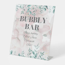 Bubbly Bar Sign - Wedding Parties Events