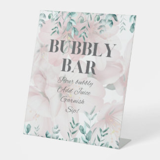 Bubbly Bar Sign - Wedding Parties Events