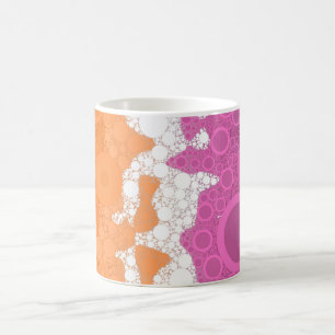 Bubbly Bohemian Groovy Abstract Lesbian Pride Flag Magic Mug
