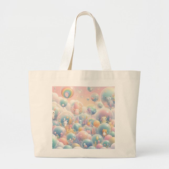 Bubbly Bunny Tote Bag (Front)