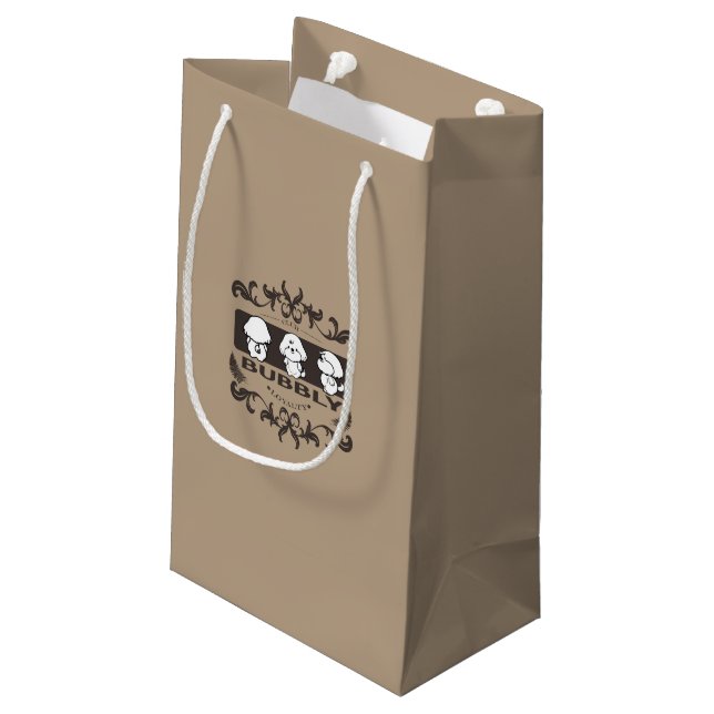 Bubbly club small gift bag (Back Angled)