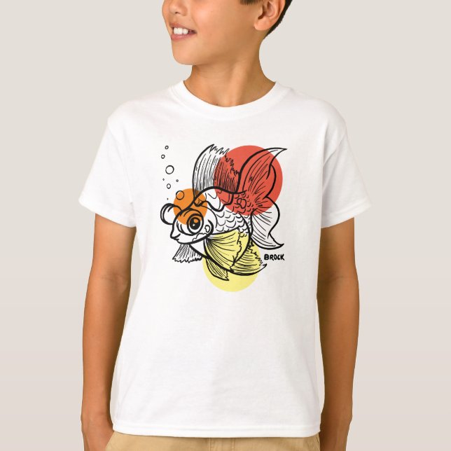 Bubbly Eyed Goldfish T-Shirt (Front)