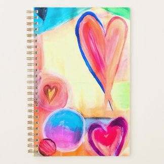 Bubbly Heart Planner - Customizable