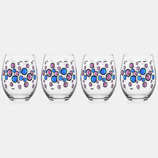 Bubbly Like  Stemless Wine Glass (Left)