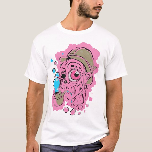 Bubbly Mess PINK T-Shirt (Front)