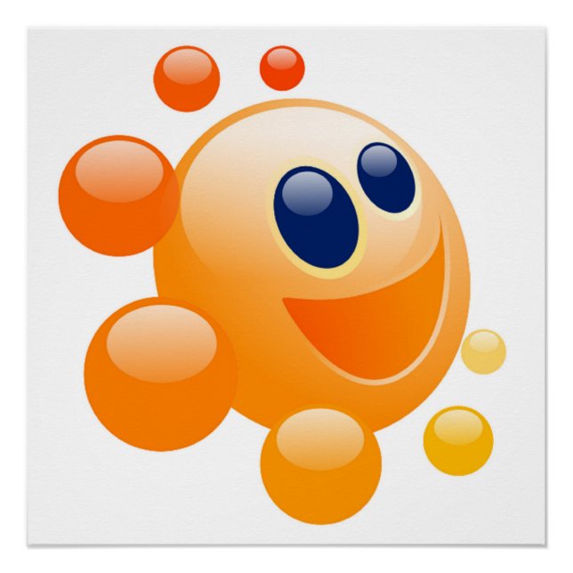 BUBBLY SUN POSTER (Front)
