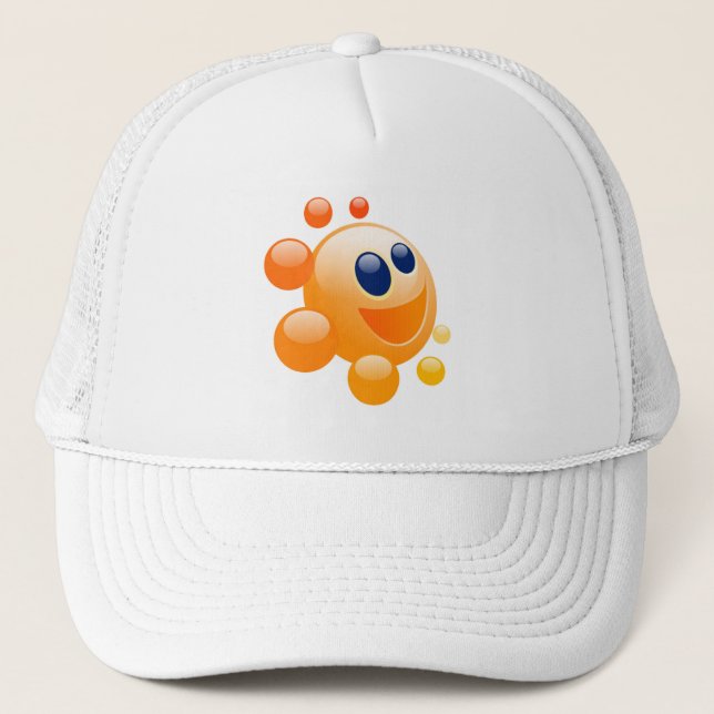 BUBBLY SUN TRUCKER HAT (Front)