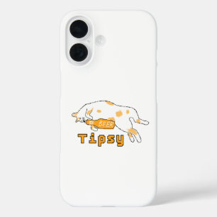 BubblyCuddle Beer Cat iPhone 16 Case