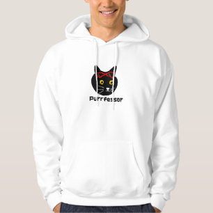 BubblyCuddle Purrfessor Cat Hoodie