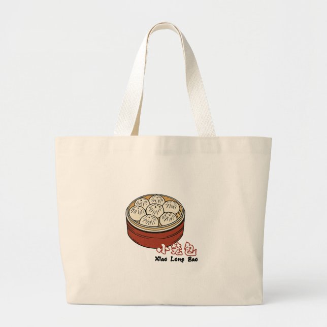 BubblyCuddle Xiaolongbao Large Tote Bag (Front)