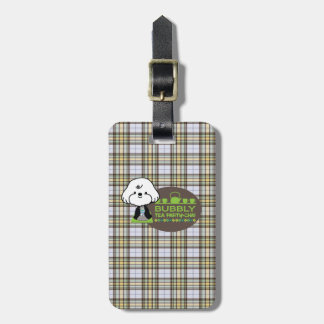 bubbly's tea party luggage tag