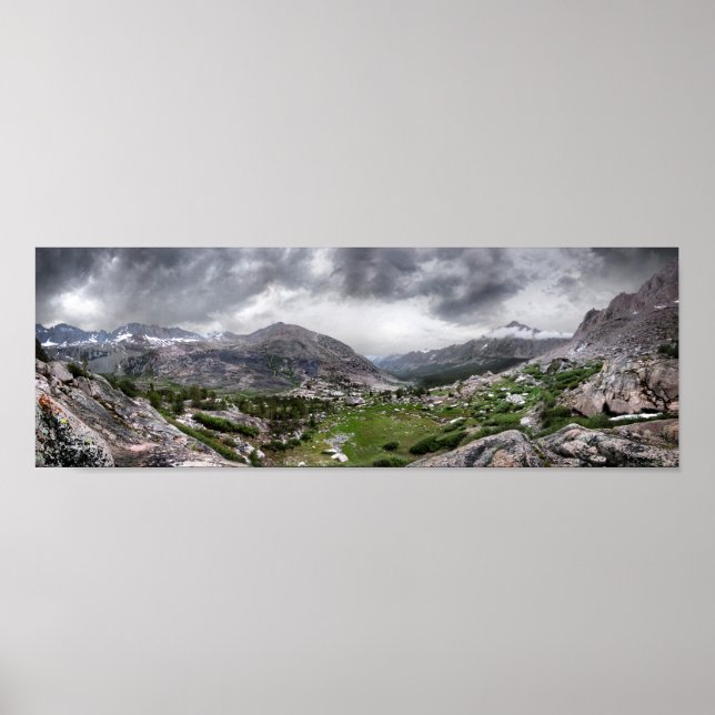 Bubbs Creek Valley - John Muir Trail Poster (Front)