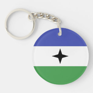BUBI Bantu People ethnic flag Keychain