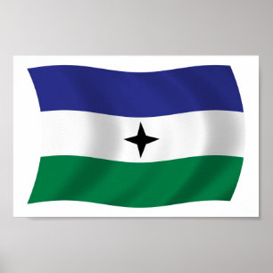 Bubi Nationalist Flag Poster Print