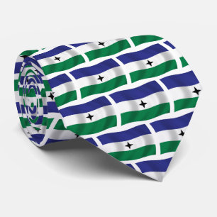 Bubi Nationalist Flag Tie