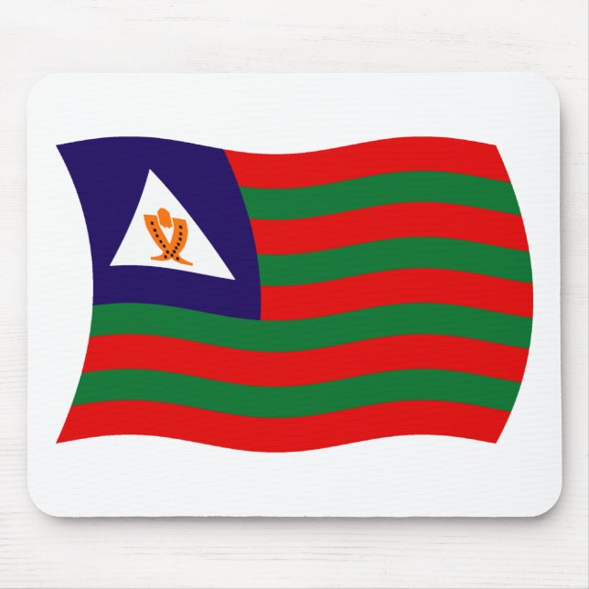 Bubi Tribal Flag Mousepad (Front)