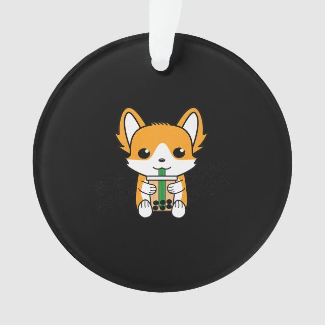 Buble Tea Boba Corgi Premium (devant)