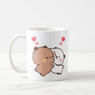 Bubu and Dudu, Panda And Brownie Bear Couple Coffee Mug