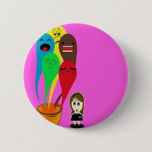 BUBU FANTASMAS 2 INCH ROUND BUTTON