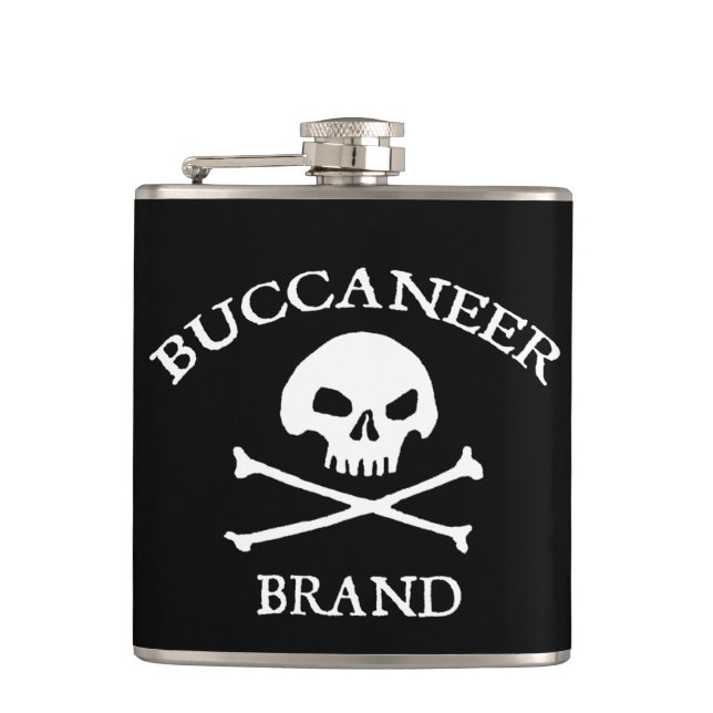 Buccaneer Brand Flask (Front)