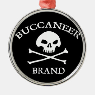 Buccaneer Brand Metal Ornament