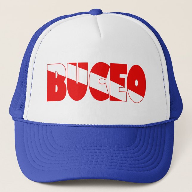 Buceo (Spanish) Trucker Hat (Front)