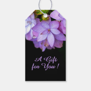 Buch of Many Petaled Purple Flowers a Gift for You Tags