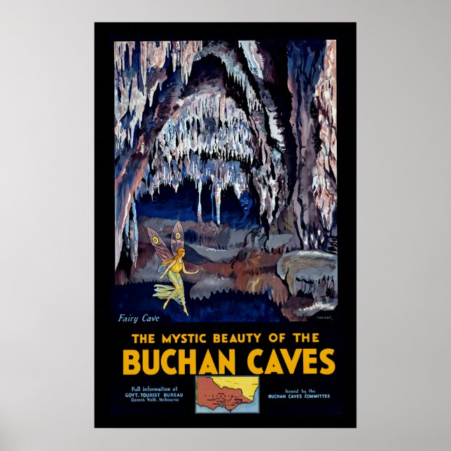 Buchan Caves Australia Poster (Front)