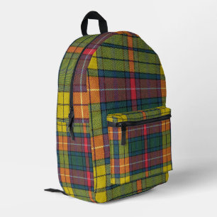Buchanan Ancient Tartan Pattern  Printed Backpack