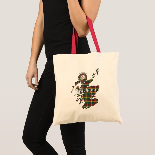 Buchanan Clan Badge Jumbo Tote Bag (Front (Product))