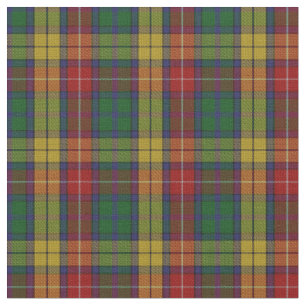 Buchanan Clan Tartan Plaid Pattern Fabric