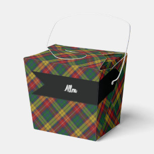 Buchanan Clan Tartan Plaid Pattern Favor Box