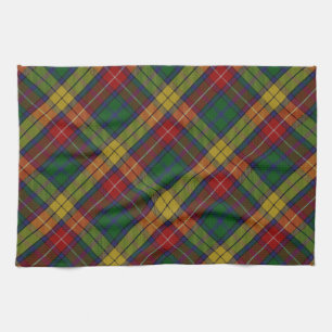 Buchanan Clan Tartan Plaid Pattern Kitchen Towel