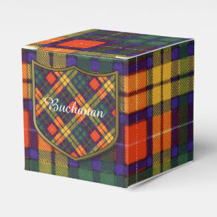 Buchanan Family clan Plaid Scottish kilt tartan Favor Box
