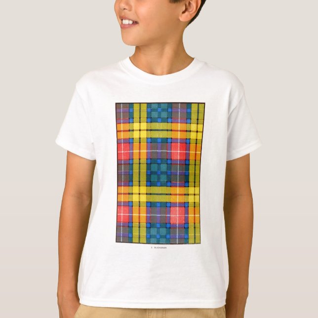 BUCHANAN FAMILY TARTAN T-Shirt (Front)