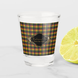 Buchanan Modern Original Scottish Clan Tartan Shot Glass