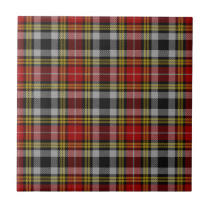 Buchanan Old Dress Scottish Clan Tartan Plaid Tile