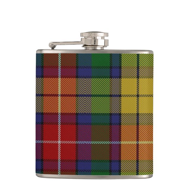 Buchanan Tartan Flask (Front)