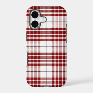 Buchanan tartan red white plaid