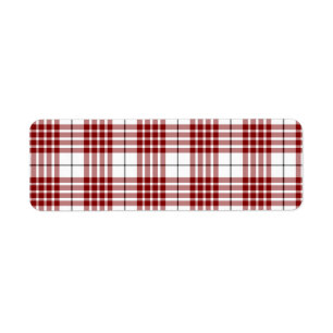 Buchanan tartan rouge blanc plaid