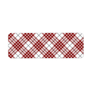 Buchanan tartan rouge blanc plaid