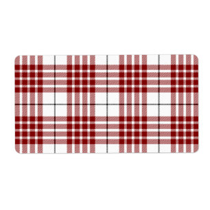 Buchanan tartan rouge blanc plaid