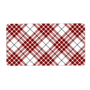 Buchanan tartan rouge blanc plaid
