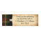 Buchanan Weathered Tartan Wedding Thank You Favour