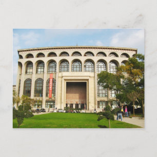 Bucharest building postcard